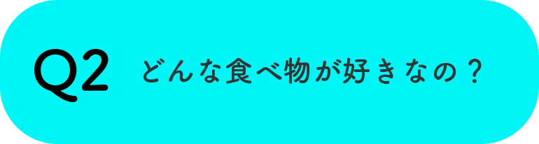 Q2どんな食べ物が好きなの？