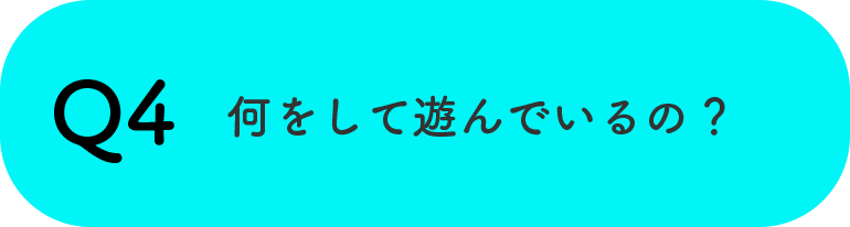 Q4何をして遊んでいるの？