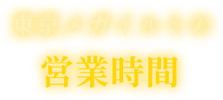 東京メガイルミの営業時間